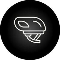 Clever Fahrrad Helm Vektor Symbol