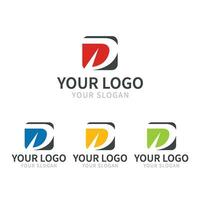 kreativ Monogramm Brief d Logo Design vektor