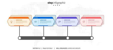 presentation företag infographic mall vektor. vektor