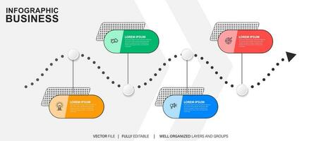 uppsättning av infographic element data visualisering vektor design mall. kan vara Begagnade för steg, alternativ, företag bearbeta, arbetsflöde, diagram, flödesschema begrepp, tidslinje, marknadsföring ikoner, info grafik.