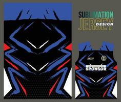 vektor jersey sporter design för tävlings cykling fotboll gaming cross