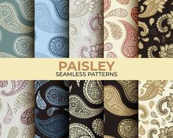 paisley mönster samling vektor