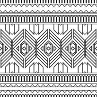 ethnisch Muster. aztekisch nahtlos geometrisch Muster auf Weiß zurück. entworfen zum Bakcground Grenzen oder Rahmen. vektor