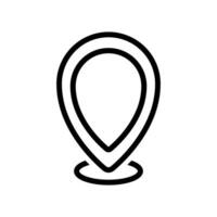 Ort Vektor Symbol. Punkt Illustration unterzeichnen. Position Symbol. Platz Logo.