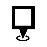 Ort Vektor Symbol. Punkt Illustration unterzeichnen. Position Symbol. Platz Logo.