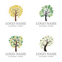 träd logotyp mall vektor ikon design