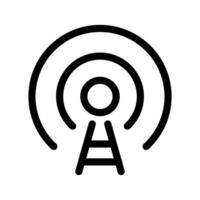 Radio Turm Symbol Vektor Symbol Design Illustration