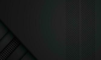 minimalistisch schwarz Prämie abstrakt Hintergrund mit Luxus dunkel geometrisch Elemente. exklusiv Hintergrund Design zum Poster, Broschüre, Präsentation, Webseite usw. - - Vektor eps