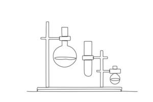 ein chemisch Lösung Experiment vektor