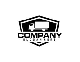 Semi-Truck-Logo-Emblem-Logo-Vorlage vektor