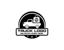 LKW Symbol Vorlage vektor