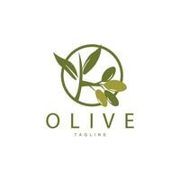 Olive Logo, Vektor Design Prämie Vorlage Vektor Illustration