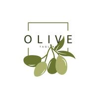 Olive Logo, Vektor Design Prämie Vorlage Vektor Illustration