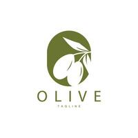 Olive Logo, Vektor Design Prämie Vorlage Vektor Illustration