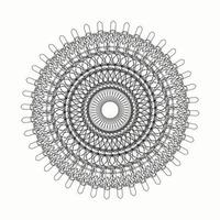 mandala dekorativ och prydnadsdesign vektor