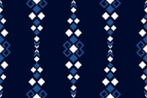 etnisk ikat geometrisk sömlös mönster. design för matta, Kläder, tyg vektor