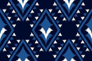 ethnisch Ikat geometrisch nahtlos Muster. Design zum Teppich, Kleidung, Stoff vektor