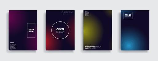 Minimale Vector-Cover-Designs. Zukünftige Plakatschablone. vektor