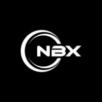nbx Logo Design, Inspiration zum ein einzigartig Identität. modern Eleganz und kreativ Design. Wasserzeichen Ihre Erfolg mit das auffällig diese Logo. vektor