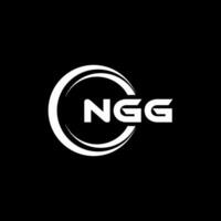 ngg logotyp design, inspiration för en unik identitet. modern elegans och kreativ design. vattenmärke din Framgång med de slående detta logotyp. vektor