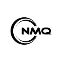 nmq logotyp design, inspiration för en unik identitet. modern elegans och kreativ design. vattenmärke din Framgång med de slående detta logotyp. vektor