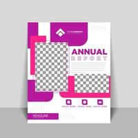 täcka design för årsrapporter och företagskataloger vektor
