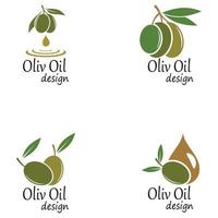 oliv ikon vektor illustration designmall