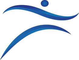Sportler Vektor Logo Symbol