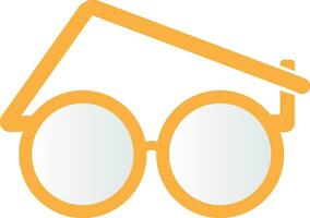 glasögon Hem logotyp vektor