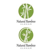 bambu logotyp mall vektor ikon illustration design