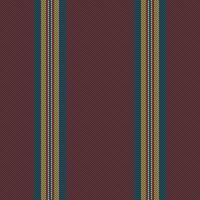 Stoff Textil- Muster von Vertikale Hintergrund Linien mit ein Streifen Vektor nahtlos Textur.