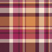 kolla upp mönster pläd av tyg sömlös bakgrund med en vektor textur textil- tartan.