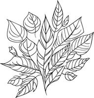 Vektor Design von Herbst und Jahreszeit Symbol. Sammlung von Herbst und fallen Lager Symbol zum Netz, Blatt mit Blätter dekorativ Symbol