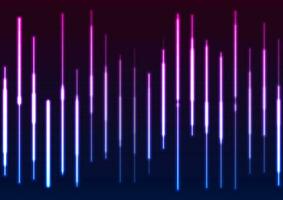 glühend Blau lila Neon- Laser- Linien abstrakt Hintergrund vektor
