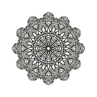 dekorativ Mandala und Muster zum mehndi, Hochzeit, Tätowierung, Islam, indisch, Arabisch. Gliederung Mandalas Färbung Buch Buchseite. vektor