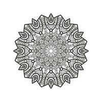 dekorativ Mandala und Muster zum mehndi, Hochzeit, Tätowierung, Islam, indisch, Arabisch. Gliederung Mandalas Färbung Buch Buchseite. vektor