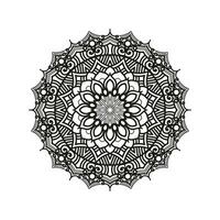 dekorativ Mandala und Muster zum mehndi, Hochzeit, Tätowierung, Islam, indisch, Arabisch. Gliederung Mandalas Färbung Buch Buchseite. vektor