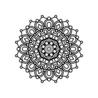 dekorativ Mandala und Muster zum mehndi, Hochzeit, Tätowierung, Islam, indisch, Arabisch. Gliederung Mandalas Färbung Buch Buchseite. vektor