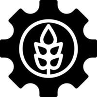 landwirtschaftliches Glyphen-Symbol vektor