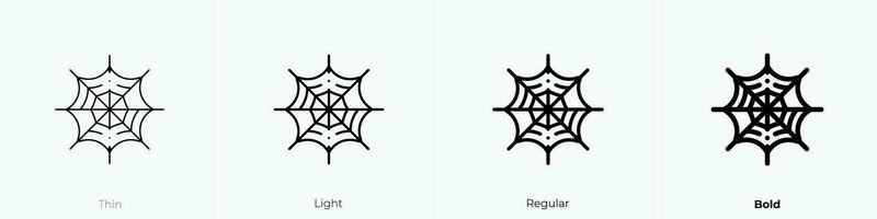 Netz Symbol. dünn, Licht, regulär und Fett gedruckt Stil Design isoliert auf Weiß Hintergrund vektor