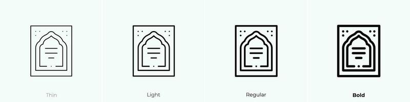 Hochzeit Einladung Symbol. dünn, Licht, regulär und Fett gedruckt Stil Design isoliert auf Weiß Hintergrund vektor