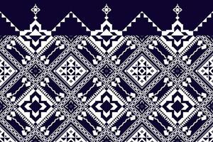 geometrisk etnisk orientalisk mönster traditionell design för tyg, matta, kläder, textil, batik.etnisk abstrakt ikat sömlös mönster i tribal.broderi stil. vektor