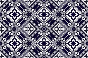 ethnisch abstrakt ikat.nahtlos Muster im tribal.geometrisch ethnisch orientalisch Muster traditionell Design zum Kleidung, Stoff, Hintergrund, Hintergrund, Verpackung, Batik, Strickwaren, Stickereien Stil. vektor