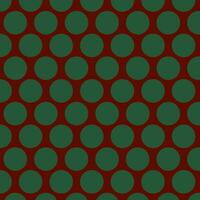 einfach abstrakt Nahtlos Magenta Grün Farbe Polka Punkt Muster auf rot Wein Hintergrund vektor