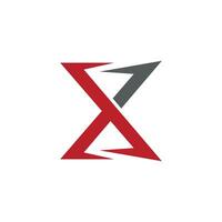 x brev logotyp mall vektor ikon