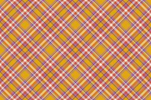 tartan schottland nahtloser karierter mustervektor. Retro-Hintergrundstoff. Vintage Check Farbe quadratische geometrische Textur. vektor