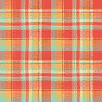 prüfen Plaid Textil- von Tartan Vektor Hintergrund mit ein Textur nahtlos Muster Stoff.