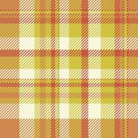 Textur Muster Vektor von Plaid Hintergrund Stoff mit ein Tartan nahtlos Textil- überprüfen.