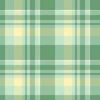 Vektor Plaid Hintergrund von Tartan nahtlos Textil- mit ein prüfen Stoff Textur Muster.