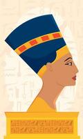 isoliert golden Wahrzeichen von ein ägyptisch Pharao Ägypten Vektor